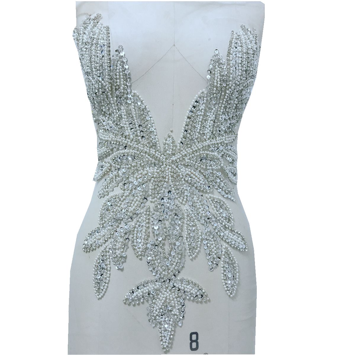 Luxury Beading Mesh Pearls Cry - Crystal Mesh Fabric บทวิจารณ์และราคา