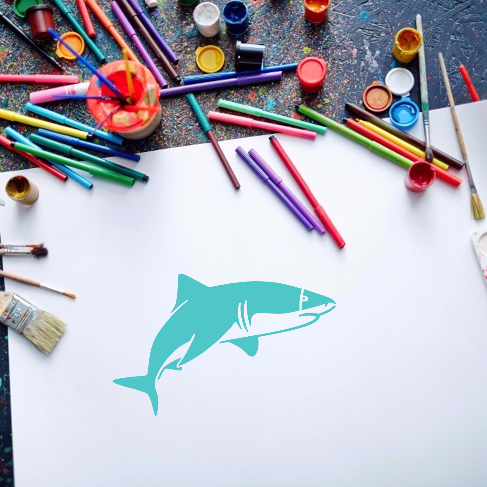 16pcs Ocean World Painting Tem - Craft Embellishment World บทวิจารณ์และราคา