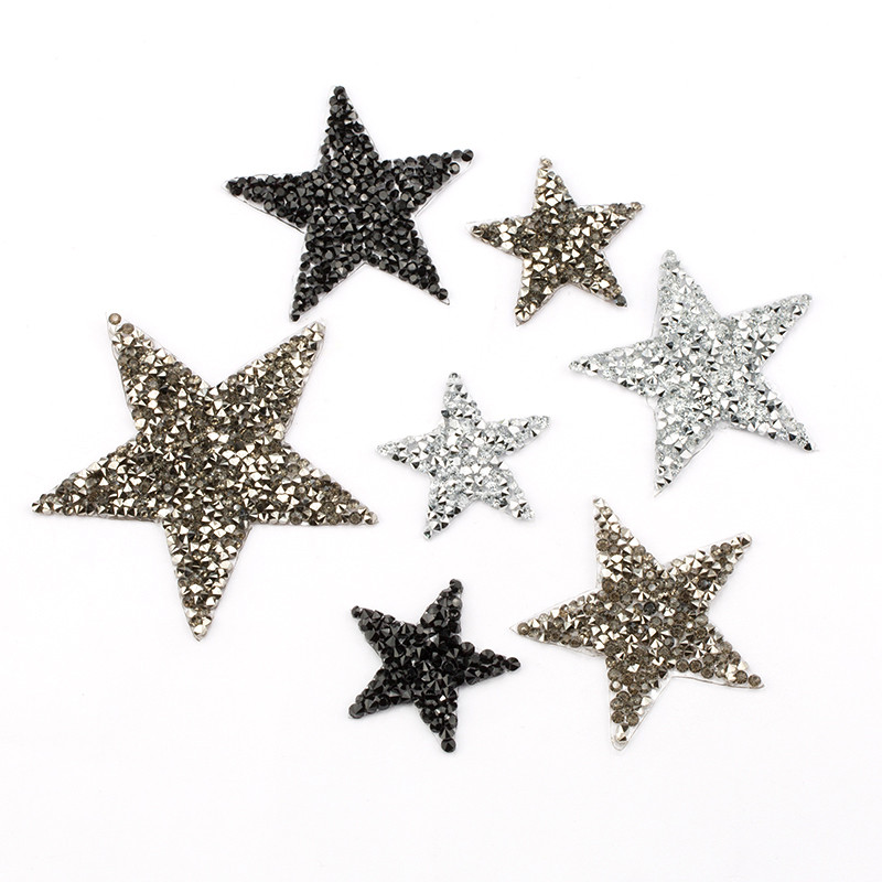 4/6/8cm Hotfix Jet Hematite St - Hotfix Rhinestone Sheet บทวิจารณ์และราคา