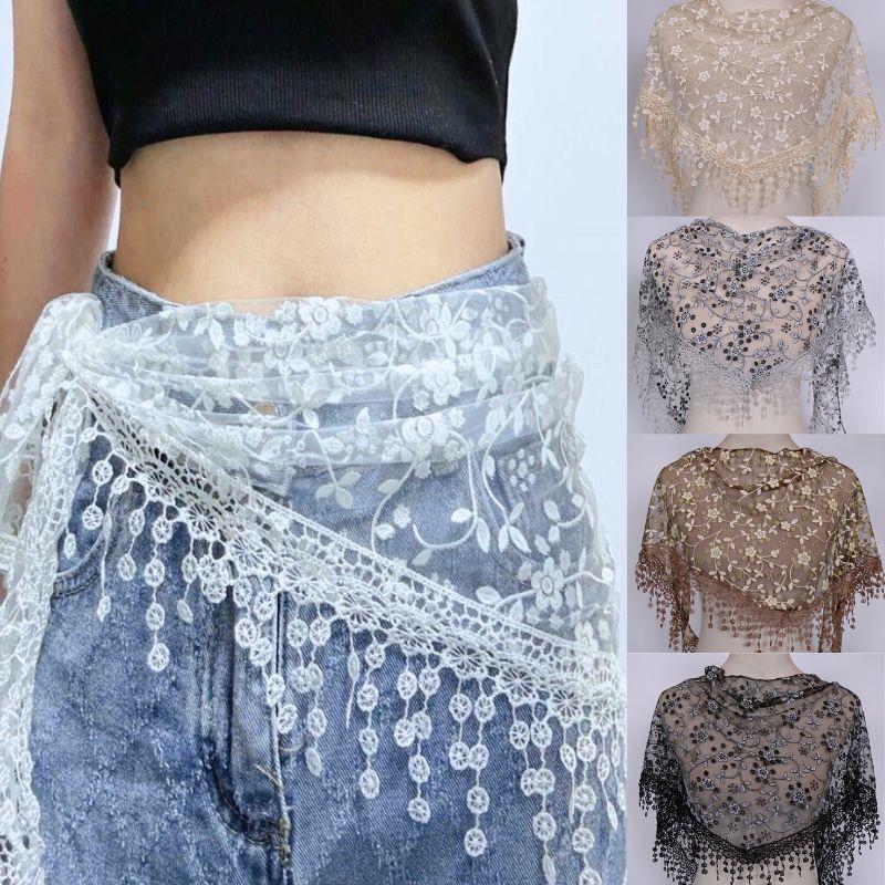 HOT Tassel Shawls Female Scarf - Tassel Fringe Trim บทวิจารณ์และราคา