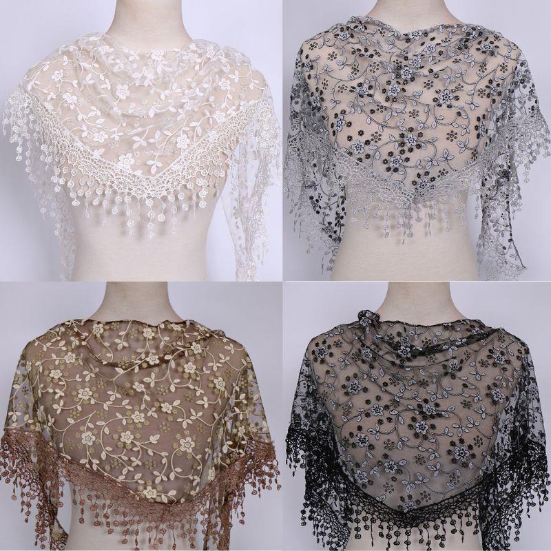 HOT Tassel Shawls Female Scarf - Tassel Fringe Trim บทวิจารณ์และราคา