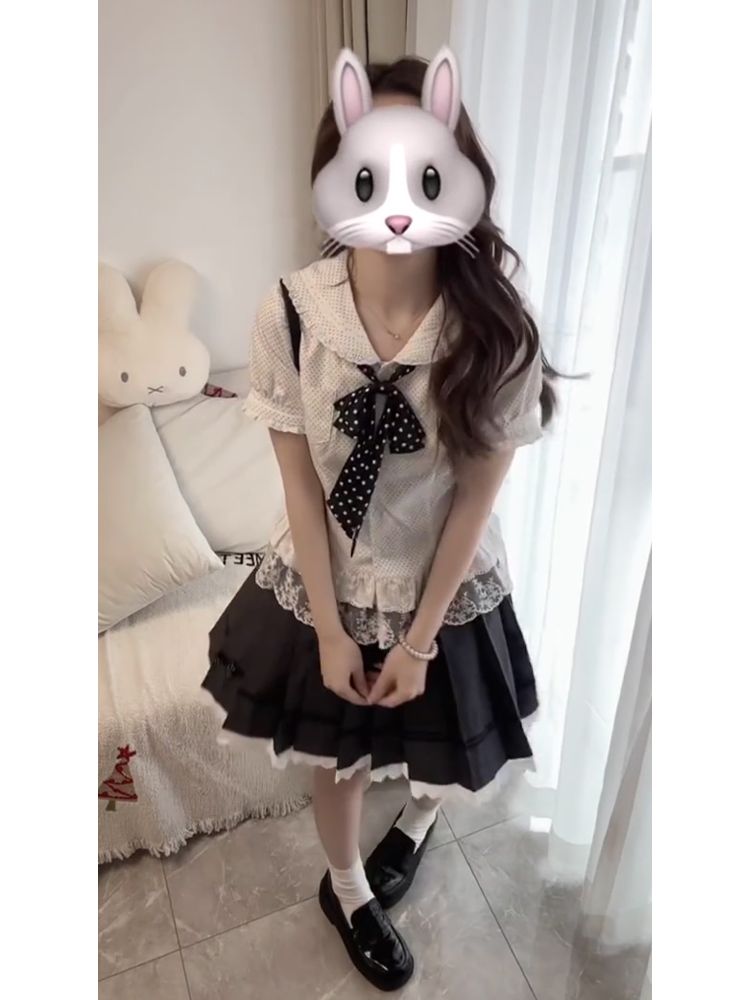 New Sweet Coquette 2 Piece Set - Elastic Lace Trim บทวิจารณ์และราคา