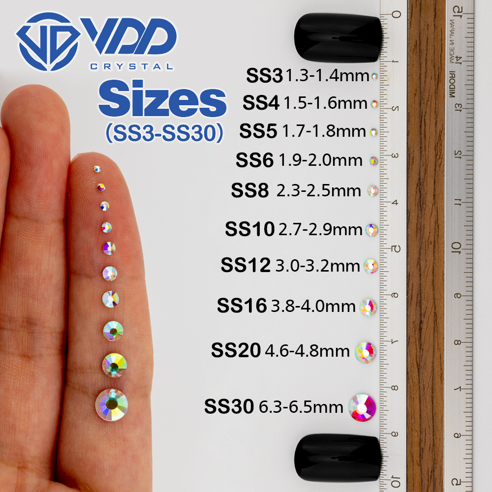 VDD 029 Capri Blue  Rhinestone - Hotfix Rhinestone Sheet บทวิจารณ์และราคา