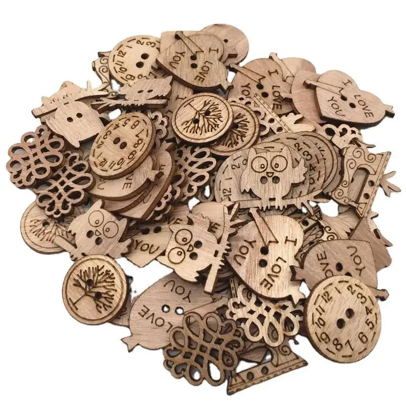 50pcs Wooden Craft Embellishme - Christmas Craft Embellishment บทวิจารณ์และราคา