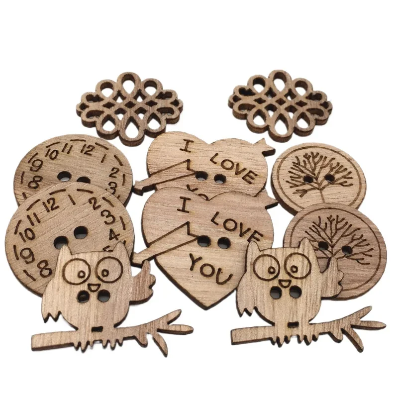 50pcs Wooden Craft Embellishme - Christmas Craft Embellishment บทวิจารณ์และราคา