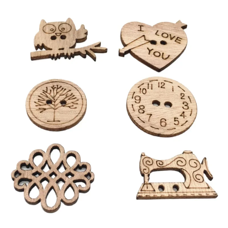 50pcs Wooden Craft Embellishme - Christmas Craft Embellishment บทวิจารณ์และราคา