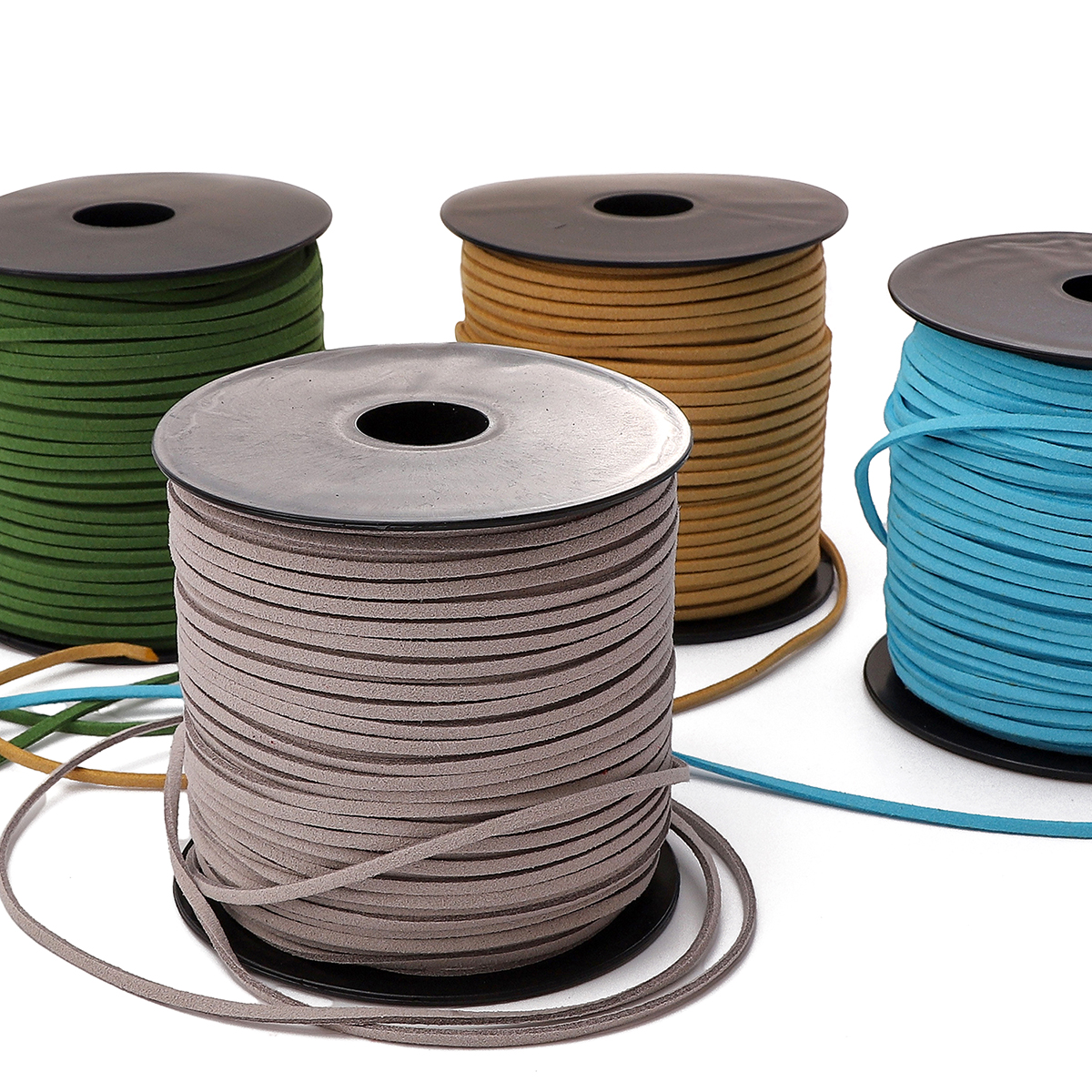 3mm Flat Double Sided Suede Ha - Velvet Ribbon Roll บทวิจารณ์และราคา