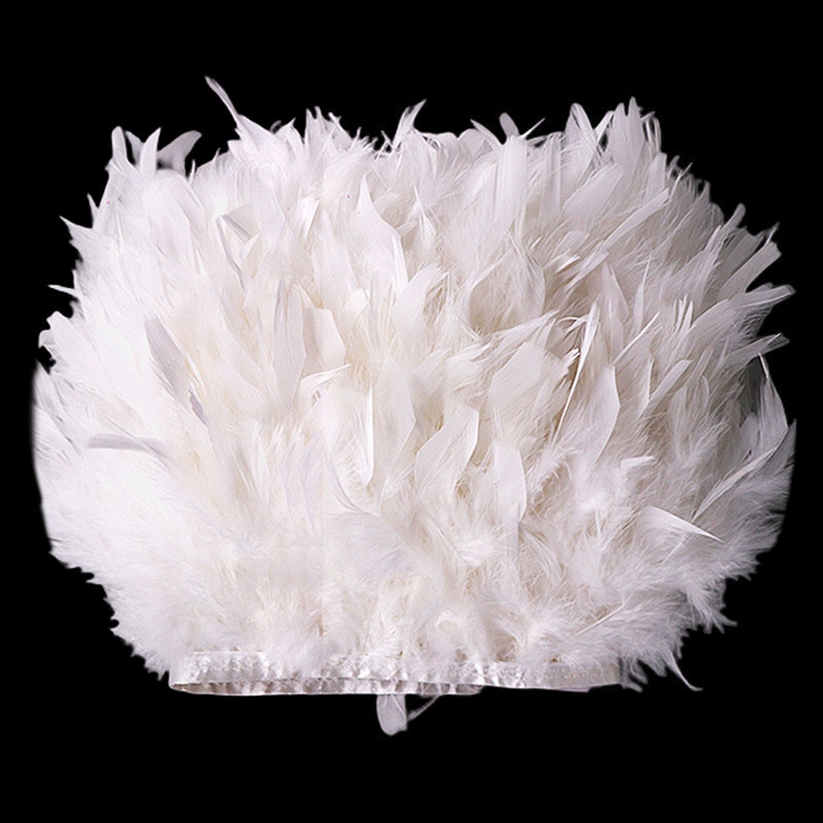 100CM Multi-Color Feather Trim - Feather Trim Marabou บทวิจารณ์และราคา