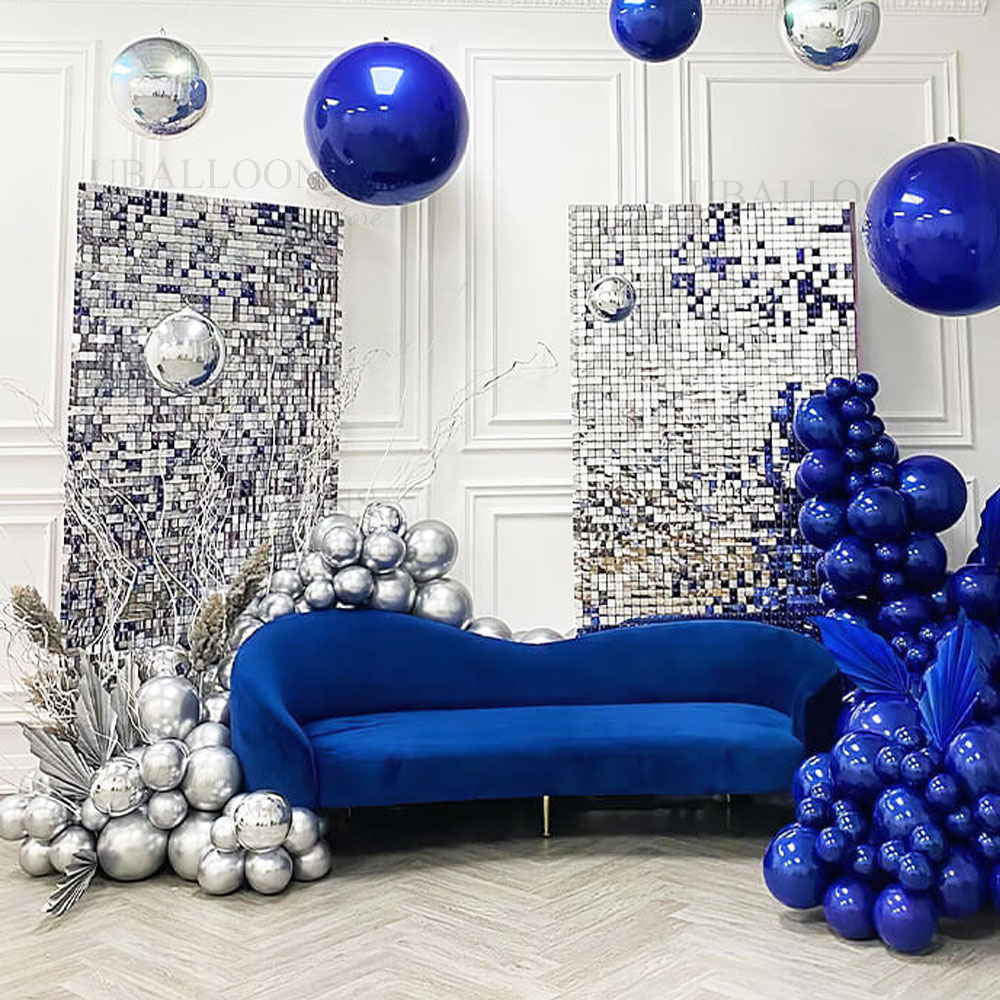 Silver Sequin Wall Backdrop Pa - Sequin Fabric Panel บทวิจารณ์และราคา