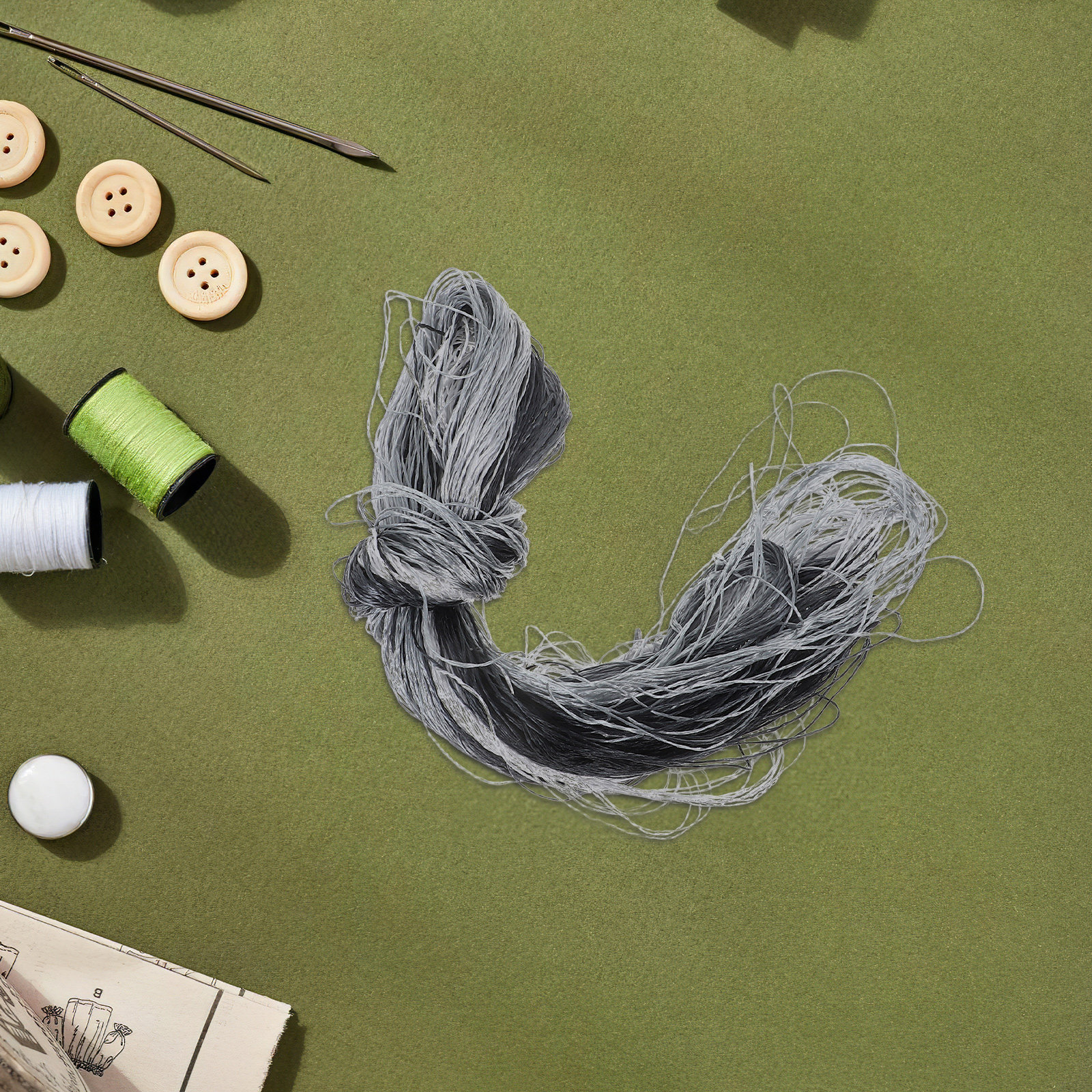 7Pcs Natural Silk Thread for E - Embroidery Craft บทวิจารณ์และราคา