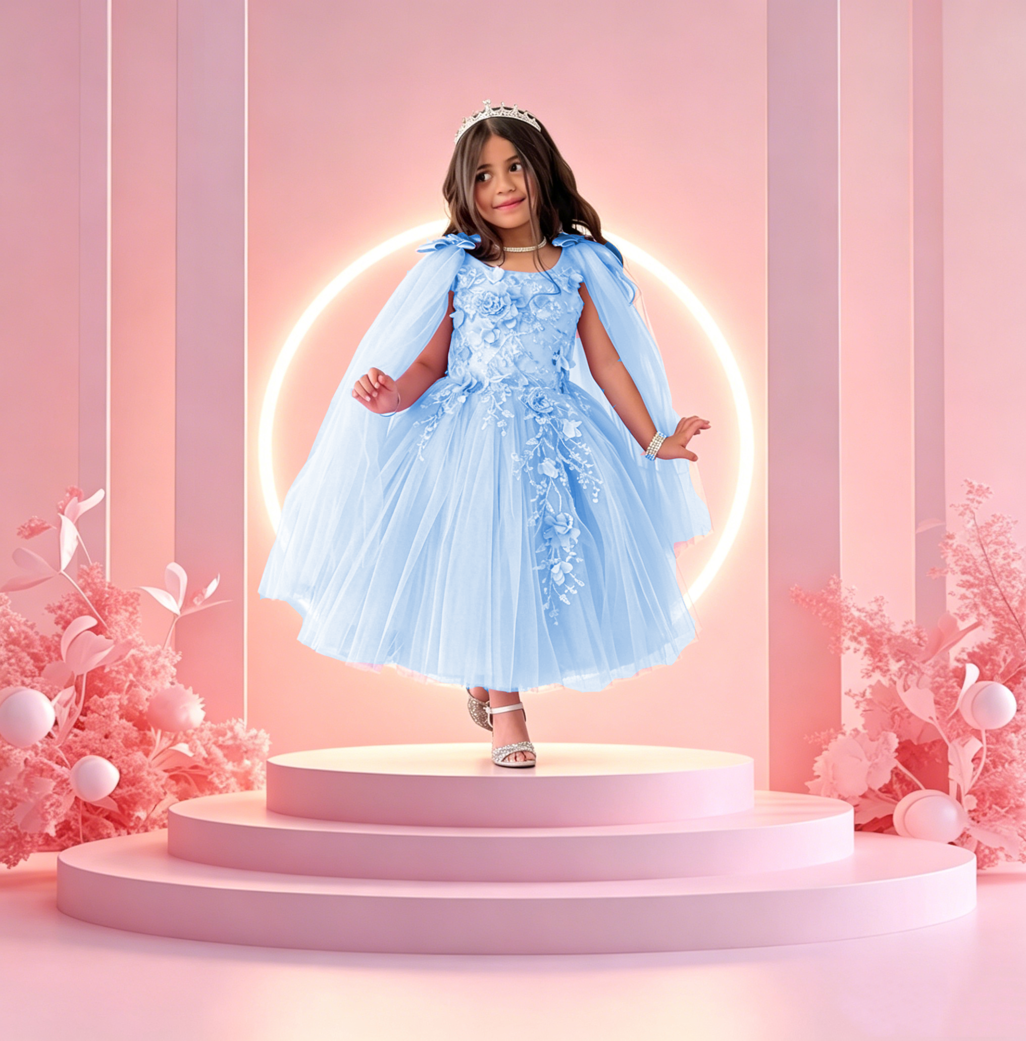 Princess Mesh Fabric Fluffy Cu - Crystal Mesh Fabric บทวิจารณ์และราคา